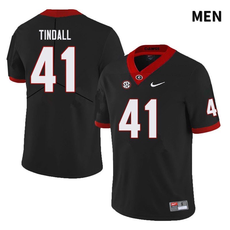 Georgia Bulldogs Men's Channing Tindall #41 Black Stitched College UGA Football Jersey 23FO013QN